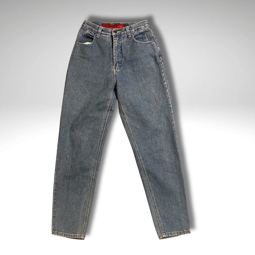 VTG Gloria Vanderbilt Classic Fit High Rise Straight Leg Blue Jeans Sz 6